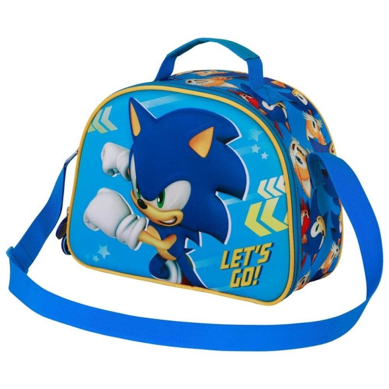 Sonic The Hedgehog - Sac à goûter 3D SEGA Go Blue