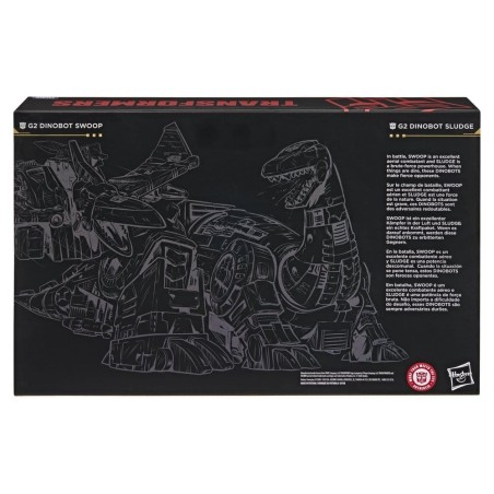 Transformers - Age of the Primes Leader Class Action Figure 2-Pack G2 G2 Dinobot Swoop & G2 Dinobot Sludge 19 cm
