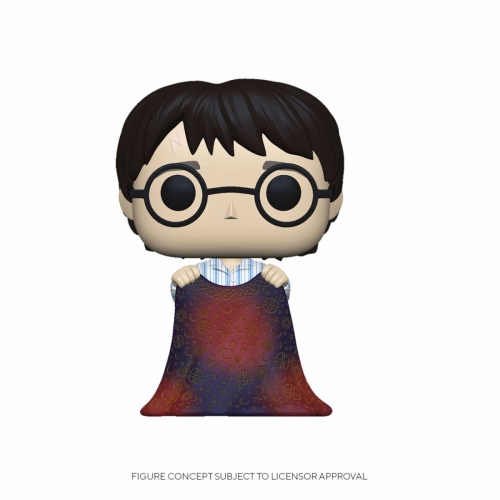 Harry Potter - Figurine POP! Harry w/Invisibility Cloak 9 cm