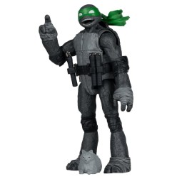 Les Tortues Ninja Page Punchers - Figurine Michelangelo (Black White & Green) (Red Platinum Edition) 13 cm