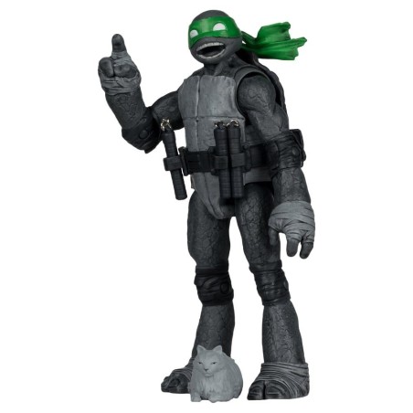 Teenage Mutant Ninja Turtles - Page Punchers Action Figure Michelangelo (Black White & Green) (Red Platinum Edition) 13 cm