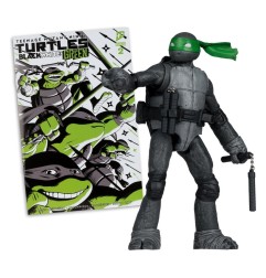 Teenage Mutant Ninja Turtles - Page Punchers Action Figure Michelangelo (Black White & Green) (Red Platinum Edition) 13 cm