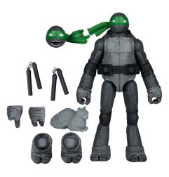 Teenage Mutant Ninja Turtles - Page Punchers Action Figure Michelangelo (Black White & Green) (Red Platinum Edition) 13 cm