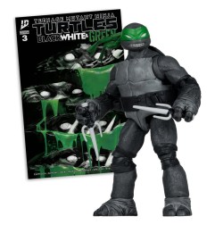 Les Tortues Ninja Page Punchers - Figurine Raphael (Black White & Green) (Red Platinum Edition) 13 cm