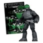 Les Tortues Ninja Page Punchers - Figurine Raphael (Black White & Green) (Red Platinum Edition) 13 cm