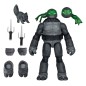 Teenage Mutant Ninja Turtles - Page Punchers Action Figure (Black White & Green) (Red Platinum Edition) 13 cm