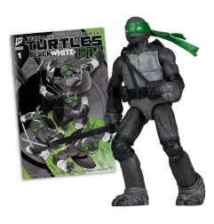 Les Tortues Ninja Page Punchers - Figurine Donatello (Black White & Green ) (Red Platinum Edition) 13 cm
