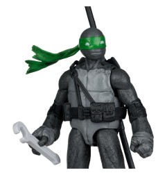 Les Tortues Ninja Page Punchers - Figurine Donatello (Black White & Green ) (Red Platinum Edition) 13 cm