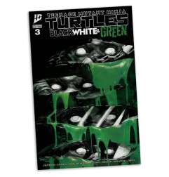 Les Tortues Ninja Page Punchers - Figurine Raphael (Black White & Green) (Red Platinum Edition) 13 cm