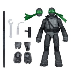 Teenage Mutant Ninja Turtles - Page Punchers Action Figure Donatello (Black White & Green ) (Red Platinum Edition) 13 cm