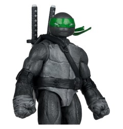 Les Tortues Ninja Page Punchers - Figurine Leonardo (Black White & Green) (Red Platinum Edition) 13 cm