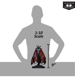 Spawn - Black White & Red All Over Statue 1/10  by Pupeteer Lee 23 cm