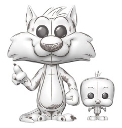 Looney Tunes - POP!&Buddy Animation Vinyl Figure Sylvester&Tweety 9 cm