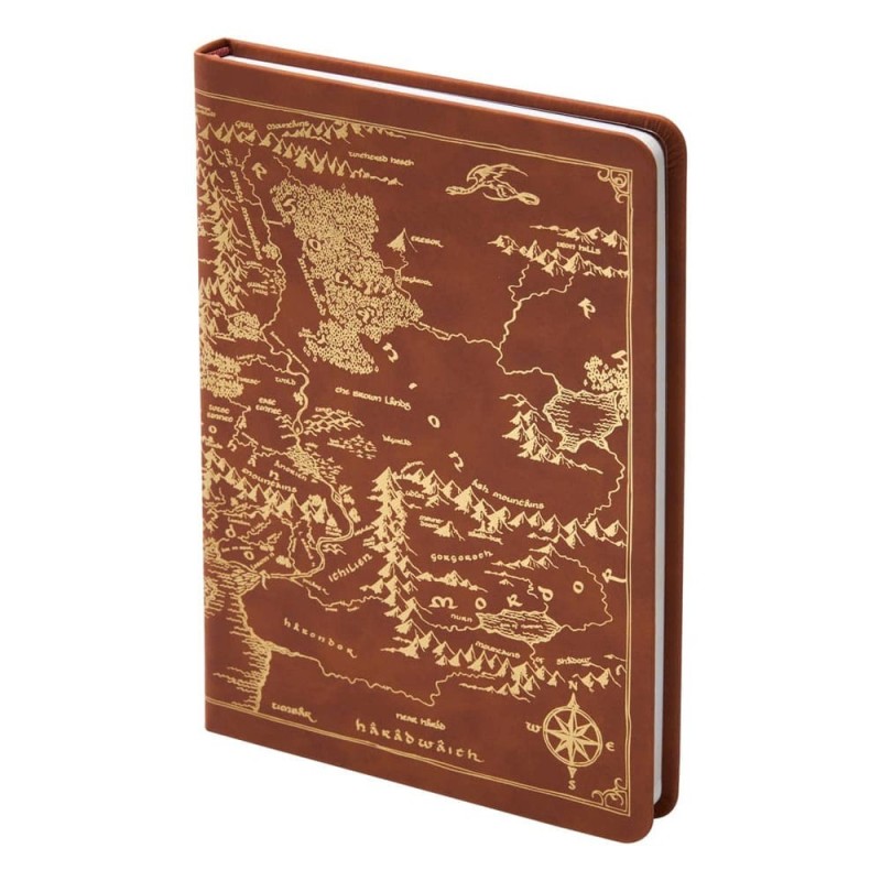 Le Seigneur des Anneaux - Journal Map of Middle-Earth 240 pages