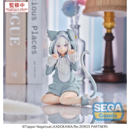 Re:Zero Starting Life in Another World - Statuette Yumemirize Emilia Mofumofu Pack 11 cm