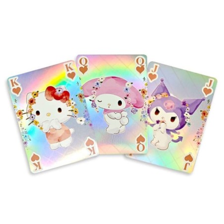 Sanrio - Jeu de cartes à jouer Hello Kitty & Friends Holographic