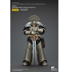 Warhammer - The Horus Heresy Action Figure 1/18 lron Warriors MKVI Tactical Sergeant with Power Sword and Plasma Pistol 12 cm