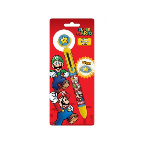 Super Mario - Stylo 6 couleurs Burst
