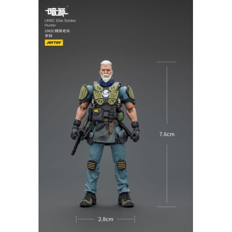 UNSC - Dark Source Action Figur Elite Soldier Hunter 7 cm