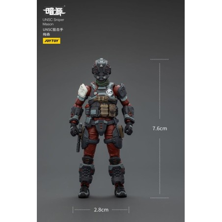 UNSC - Dark Source Action Figur Sniper Mason 7 cm