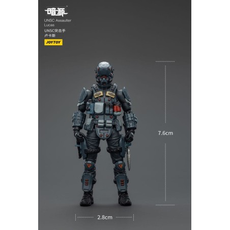 UNSC - Dark Source Action Figur Assaulter Lucas 7 cm