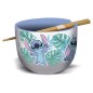 Lilo & Stitch - Bol à ramen avec baguettes Stitch Aloha Lilo & Stitch - Bol à ramen avec baguettes Stitch Aloha