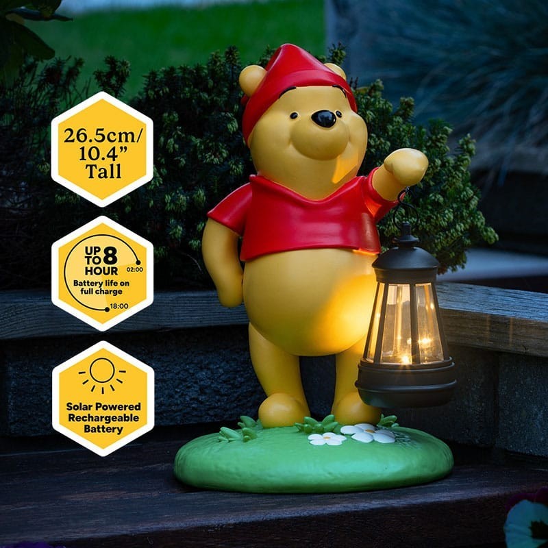 Disney - LunaGlo Light Winnie the Pooh Gnome 27 cm