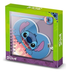Lilo & Stitch - Heart Diary & Pen Gift Set Cake Blue