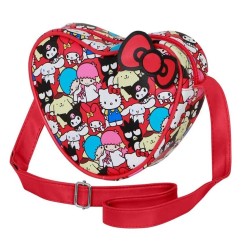 Sanrio - Casual Heart Crossbody Bag Hello Kitty Friends Multicolour