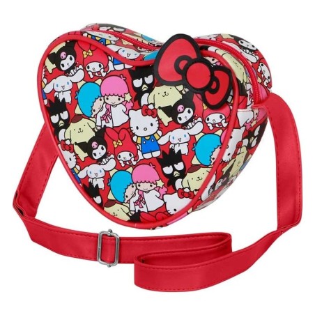 Hello Kitty - Sac à bandoulière Casual Heart Hello Kitty Friends Multicolour