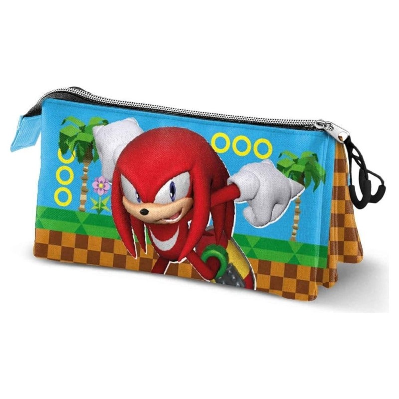 Sonic The Hedgehog - Triple trousse SEGA Knuckles Run Multicolour Sonic The Hedgehog - Triple trousse SEGA Knuckles Run Multicolour