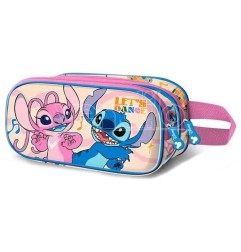 Lilo & Stitch - 3D Double Pencil case Dance Pink