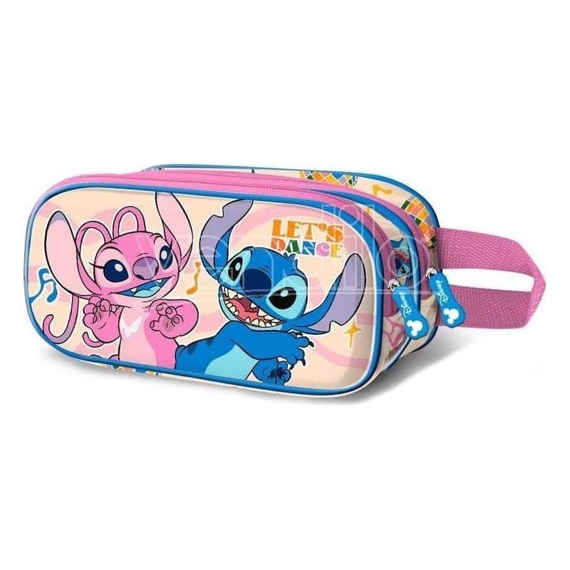 Lilo & Stitch - Double trousse 3D Lilo & Stitch Dance Pink