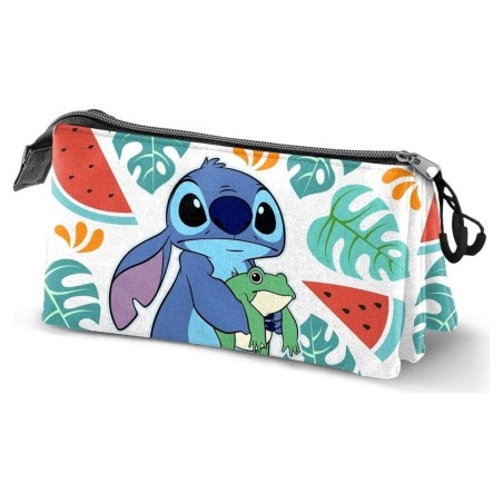 Lilo & Stitch - Triple Pencil case Frog Multicolour