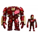 Avengers L'Ère d'Ultron - Figurine Bobble Heads Artist Mix Hulkbuster & Battle Damaged Iron Man 20 cm