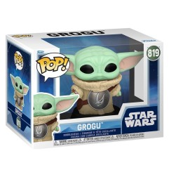 Star Wars: The Mandalorian and Grogu - Figurine POP! Bobble Head Grogu 9 cm