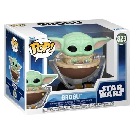 Star Wars - : The Mandalorian and Grogu POP! Vinyl Bobblehead Figure Grogu in Pram 9 cm