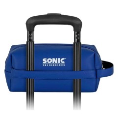 Sonic - The Hedgehog - Plus Brick Travel Toiletry Bag SEGA Sight Blue