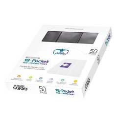 Ultimate Guard - 18-Pocket Pages Side-Loading Noir (50)