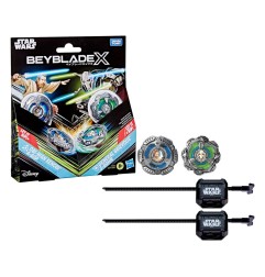Beyblade - X and Star Wars Collab Obi-Wan Kenobi 4-60P vs. General Grievous 3-80HN