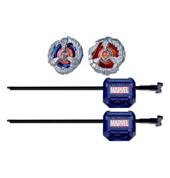 Beyblade - Collaboration Beyblade X et Marvel Captain America 4-70GB contre Red Hulk 1-80R