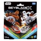 Beyblade - Collaboration Beyblade X et Star Wars Chewbacca 4-80LF contre Stormtrooper 5-70B