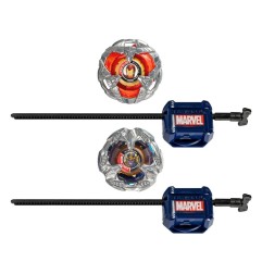 Beyblade - Collaboration Beyblade X Marvel Iron Man 4-80B vs. Thanos 4-60P