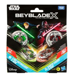 Beyblade - Collaboration Beyblade X et Star Wars Luke Skywalker 4-80B vs. Darth Vader 4-60B