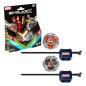 Beyblade - Collaboration Beyblade X Marvel Iron Man 4-80B vs. Thanos 4-60P