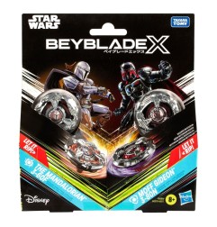 Beyblade - X and Star Wars Collab The Mandalorian 3-60F vs. Moff Gideon 3-80N
