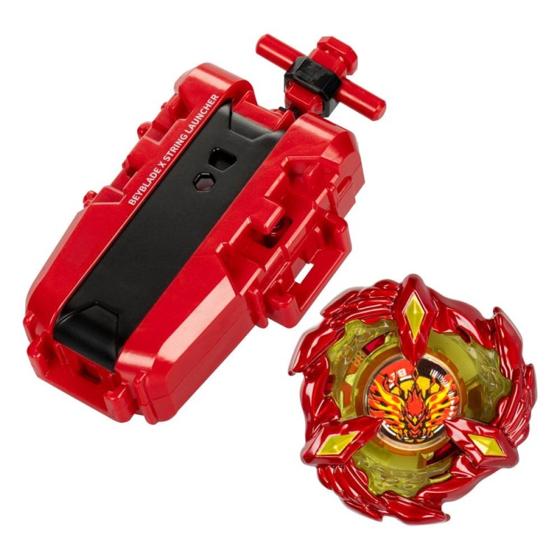 Beyblade X - Pack Beyblade X Soar Phoenix 9-60GF avec lanceur à corde deluxe