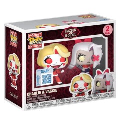 Hazbin Hotel - POP! Vinyl Keychain 2-Pack Charlie & Vaggie 4 cm