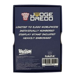2000 AD - Réplique Judge Dredd Badge Limited Edition