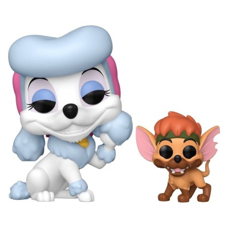 Oliver & Co. - POP&Buddy Vinyl Figure Georgette w/Tito 9 cm